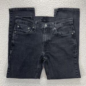 Levi’s 514 Jeans Men’s Size 32x30 (Actual 30x28) Black Straight Leg Grunge Punk